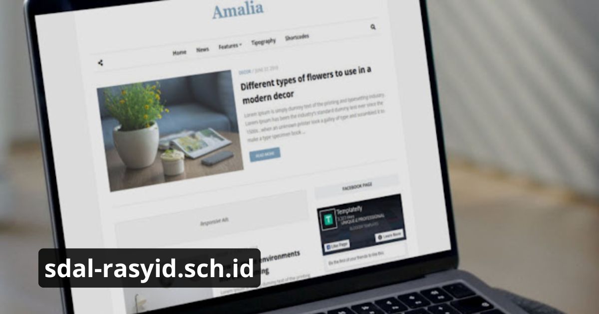 Amalia Blogger Template