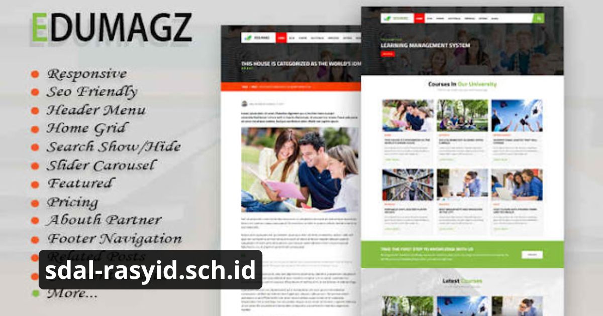 Edumagz Blogger Template