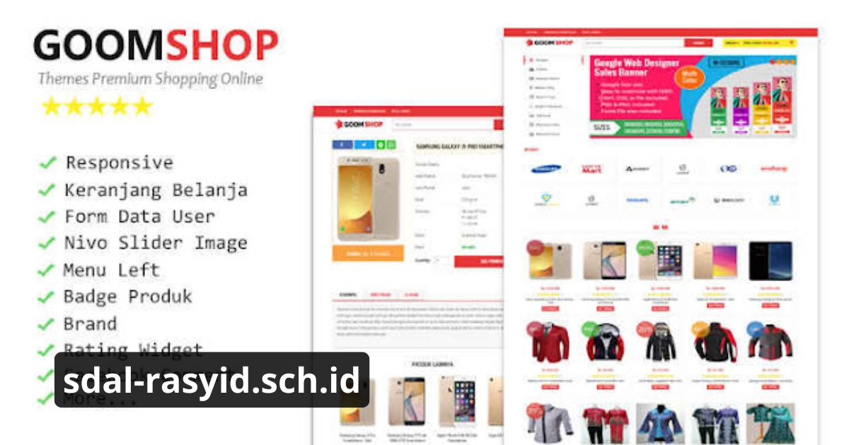 Goomshop Blogger Template