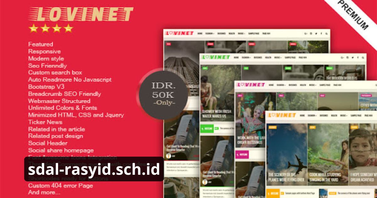 Lovinet Blogger Template