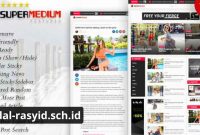 Supermedium Blogger Template