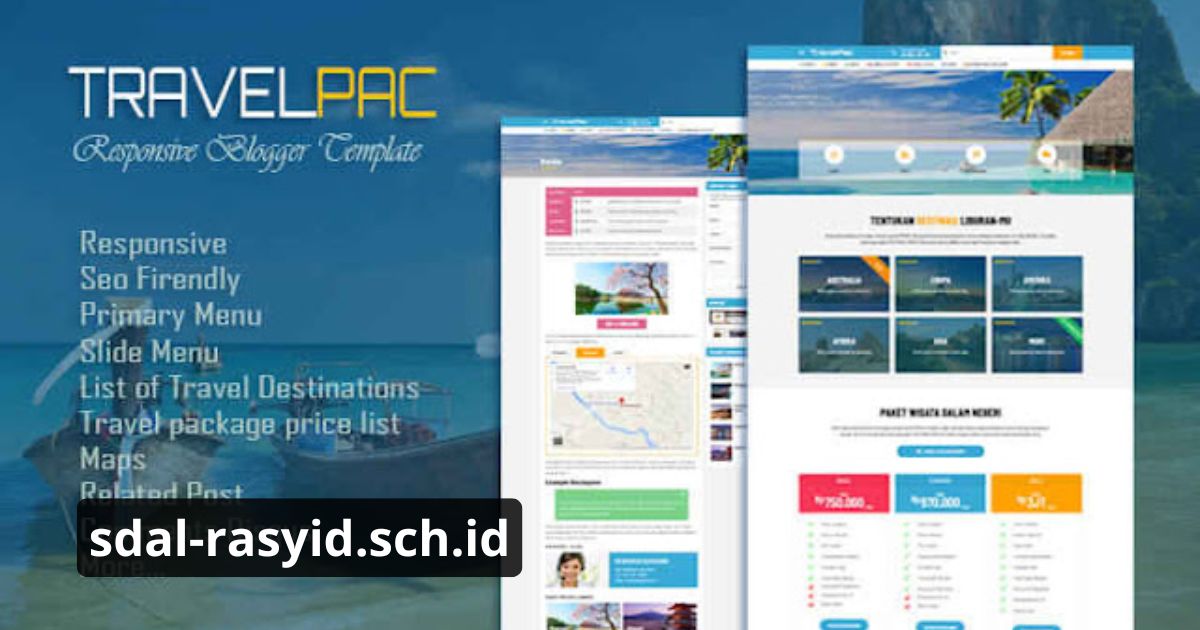TravelPac Blogger Template