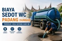 biaya sedot wc padang