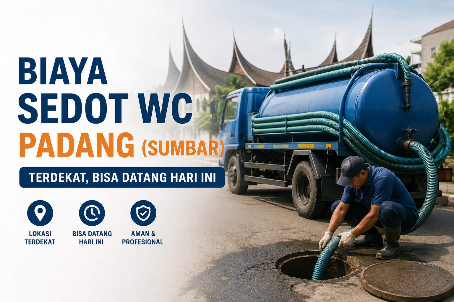 biaya sedot wc padang