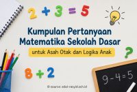 Pertanyaan matematika sekolah dasar